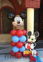 Mickey Mouse με μπαλονοσυνθέσεις (m02)