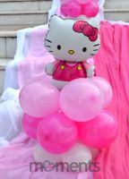Hello Kitty με μπαλονοσυνθέσεις