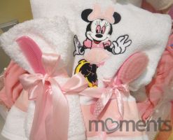 Πετσέτα με την minnie mouse για νεογέννητα μωράκια