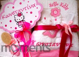 Πετσέτα με την Hello Kitty για νεογέννητα μωράκια