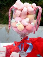 Ζαχαρωτά marshmallows για βάπτιση